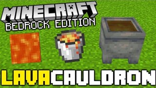 Cursed Block #13: LAVA CAULDRON | Minecraft Bedrock Edition (MCPE,Xbox,PS4,Windows10,Switch)