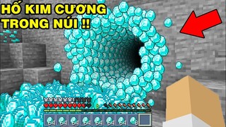 Mình Đã Thử Thách Sinh Tồn | Sử Dụng Cổ Máy Đi Mine Để Tìm Kim Cương | TRONG MINECRAFT PE..!!