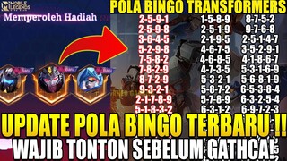 POLA BINGO TRANSFORMERS 2.0 PART 2 & CARA GATCHA HEMAT SKIN TRANSFORMERS MOBILE LEGENDS