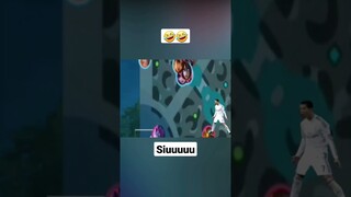 Siuuuuu 🤣🤣 || MOBILE LEGENDS WTF FUNNY MOMENTS #shorts #mlbb