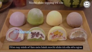 Mochii Oreo mặt gấu & Mochi nhân topping trà sữa 🤌🏻