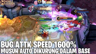 BUG ATTK SPEED YANG LAGI VIRAL - AUTO BIKIN MUSUH GAK BISA KELUAR DARI BASE! MOBILE LEGENDS
