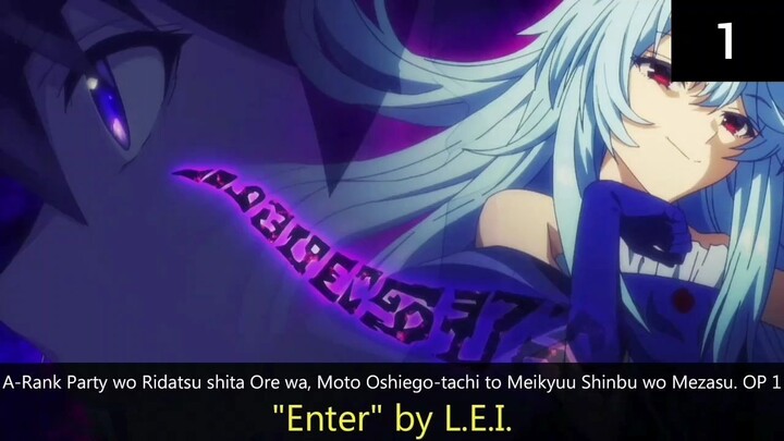 All Anime Openings of Winter 2025