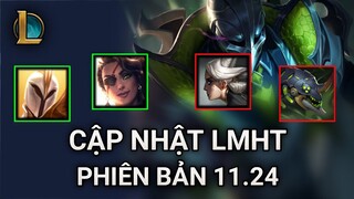 LMHT Update 11.24 | Rồng Hóa Kỹ Bị Nerf, Samari Được Buff | Yugi Gaming