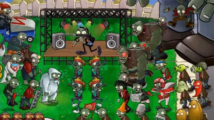 Game|Plantas contra zombis|Trình diễn các loại hình thây ma