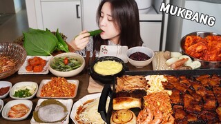 요리 먹방 :) 매콤한 고추장 삼겹살 gochujang samgyeobsal.