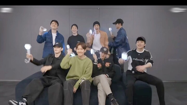 Rekaman langsung individu untuk dukungan tongkat LED EXO terungkap