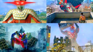 Counting the 6 Ultraman who destroyed the earth! Orb destroys the building, and Seven attacks humans