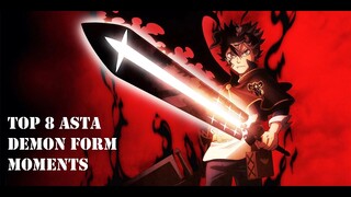 Top 8 Asta Demon Form Moments HD (BLACK CLOVER) 2021