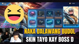 NEW SKIN VALE NAKA DALAWANG BUDOL TAYO NA SKIN KAY BOSS D AHAHAH