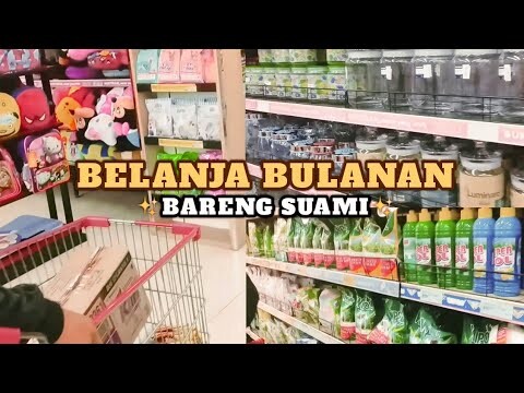BELANJA BULANAN Bareng suami ✨