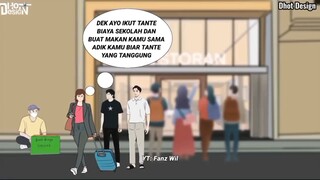 Robi dibantu oleh keluarga Kona _ animasi sekolah