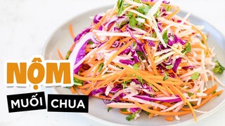 [HỌC NẤU ĂN EAT CLEAN] 5 PHÚT MÓN NỘM SU HÀO CÀ RỐT GIÒN NGON