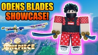 Odens Blades Full Showcase in A One Piece Game