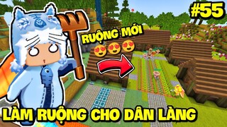 SINH TỒN THẾ GIỚI MỚI TẬP 55: MEOWPEO LÀM RUỘNG MỚI CHO DÂN LÀNG THU HOẠCH TRONG MINI WORLD