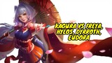 Kagura VS Freya, Hylos, Dyrroth, Eudora