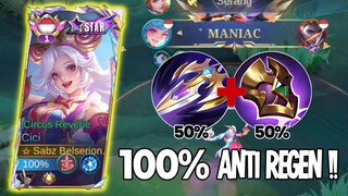 MANIAC‼️| CICI BUILD ANTI REGEN AUTO WIN MYTHICAL IMMORTAL