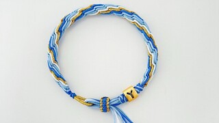 วิธีถักสร้อยข้อมือห้าสีวัฏจักร พร้อมตัวอย่างแบบและสีของเชือกข้อมืออีกมากมาย