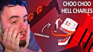 PIXEL CHAINSAW MAN vs PIXEL CHOO CHOO CHARLES!