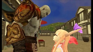 [GoW X Touhou MMD] God Of War The stranger intro, but replaced with Suika Ibuki