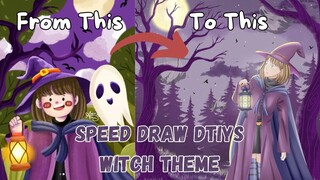 Speed Draw DTIYS Witch Theme