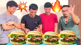 BURGER KING EATING CHALLENGE | BURGER EATING | BURGER MUKBANG | SERAM BROTHERS