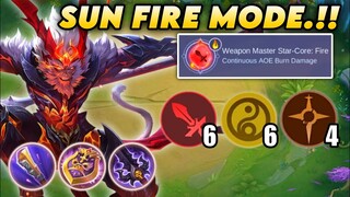 SUN FULL ATTACK SPEED + STAR-CORE: FIRE.!! MAGIC CHESS MOBILE LEGENDS