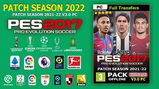 วิธีลง+รีวิว PES 2017 PATCH SEASON 2021-22 V3.0 PC