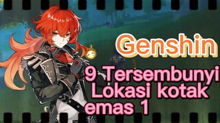 9 Tersembunyi Lokasi kotak emas 1