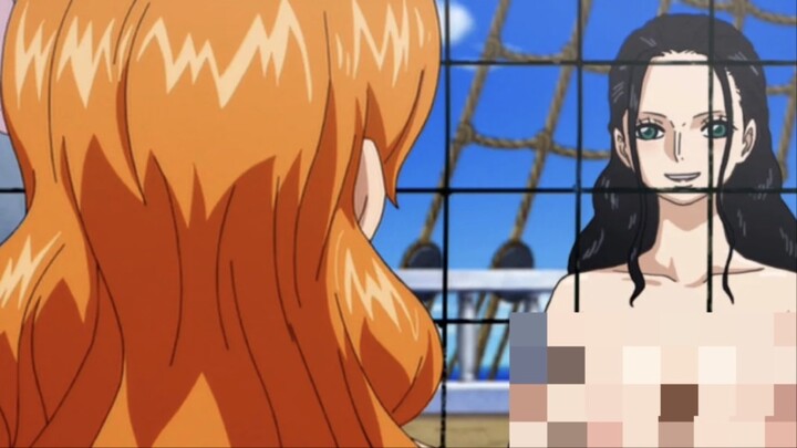 Nami kaget liat cucu nya Robin gede banget👅🤤