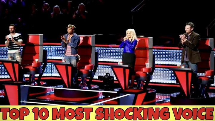 TOP 10 MOST SHOCKING VOICES IN THE VOICE | THE X FACTOR | GOT TALENT | UNBELIEVABLE