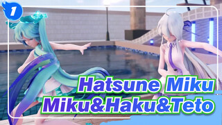 [Hatsune Miku / MMD / Unggah Ulang] TDA, Miku ＆ Haku ＆ Teto_1
