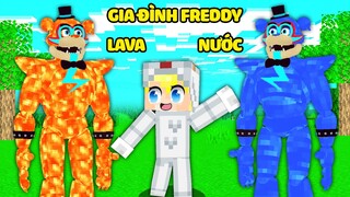 TÔ GÀ 1 NGÀY SỐNG CHUNG VỚI GIA ĐÌNH GLAMROCK FREDDY DUNG NHAM VÀ NƯỚC TRONG MINECRAFT