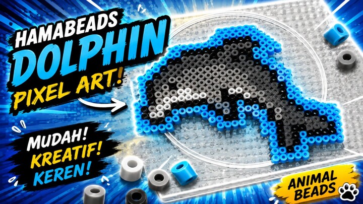 Lumba-Lumba dari Hama Beads! 🐬