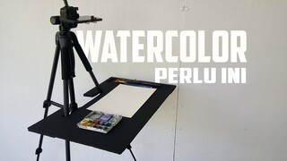 Tatakan Melukis Menggunakan Cat Air - Outdoor Painting Easel