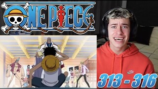 Luffy's Grandpa! Luffy's Father Revealed! Shanks Moves! | One Piece - 313 - 316 | Reaction