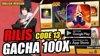 🎮AKHRINYA RILIS! NARUTO GAME ANDROID DAPAT TIKET GACHA 100± | GIFT CODE 13 | BORUTO Swift Ninjas