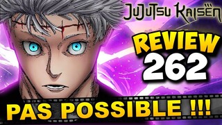 C'EST QUOI CE DÉLIRE ?!?  REVIEW CHAPITRE 262 JUJUTSU KAISEN