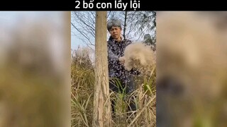 2 bố con lầy lội #haihuoc