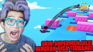 BEGINI CARA TERBANG PAKAI SKIN SUPERMAN GILE KE FINISH!!! 3 DETIK LANGSUNG MENANG!!!