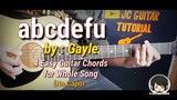 Abcdefu - Gayle Guitar Chords (4 Easy Guitar Chords / No Capo)