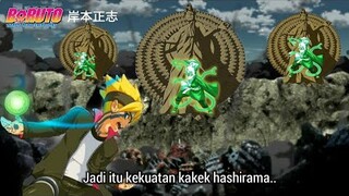 Boruto terbaru sub indo - Boruto terkejut, Kekuatan dahsyat Boruto dan Mitsuki dimasa depan