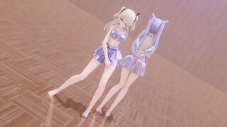 Genshin Impact MMD / 4K / 60FPS Fischl & Keqing จูบฉัน ฉันรักเธอ