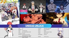 Undead Unluck, Anime Super Power Bergenre Komedi