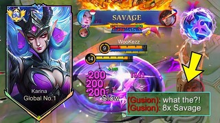 8x SAVAGE + 37 KILLS!!🔥 KARINA BEST ONESHOT BUILD 2024!! (Auto Winstreak?!) - Mobile Legends