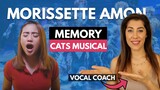 Vocal Coach Reacts to MORISSETTE Memory from Cats Musical (&Analysis)| TrainingVoice 🇮🇹