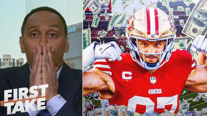 FIRST TAKE | "True success of 49ers" Stephen A. BREAKING Nick Bosa sign 5-year/$170M, highest-paid