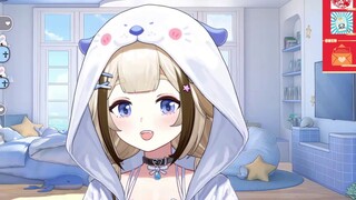 【Shiori】Listening to the song "Spring Breeze Fairy" by the plane, "It's a cute name... not cute anym