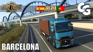 Entering Spain - Iberia DLC Early Access Preview - ETS2 Vanilla (No Mods)