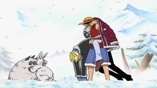 luffy berusaha keras menyelamatkan nami dan sanji